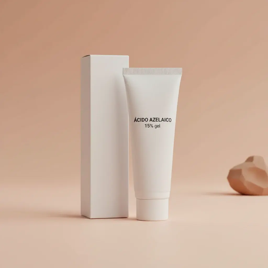 Packung Azelaic acid 15% – verschreibungspflichtiges Medikament, das ein in der EU zugelassener Arzt nach einer Hi-Doctor-Konsultation online verschreiben kann.