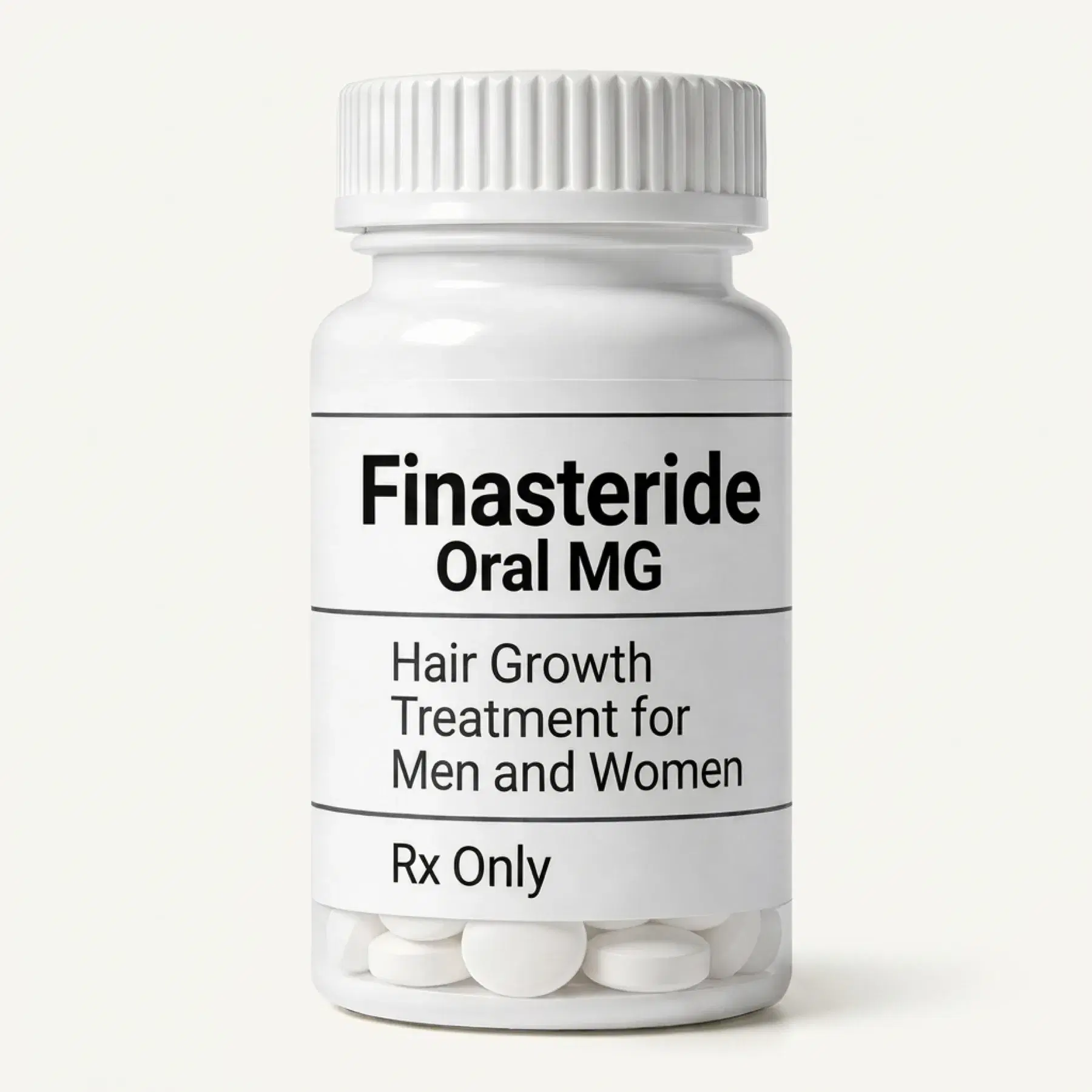 Oral finasteride — illustrative format