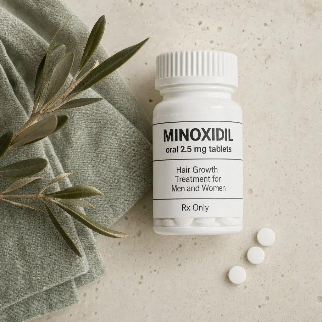 Minoxidil oral — format illustratif