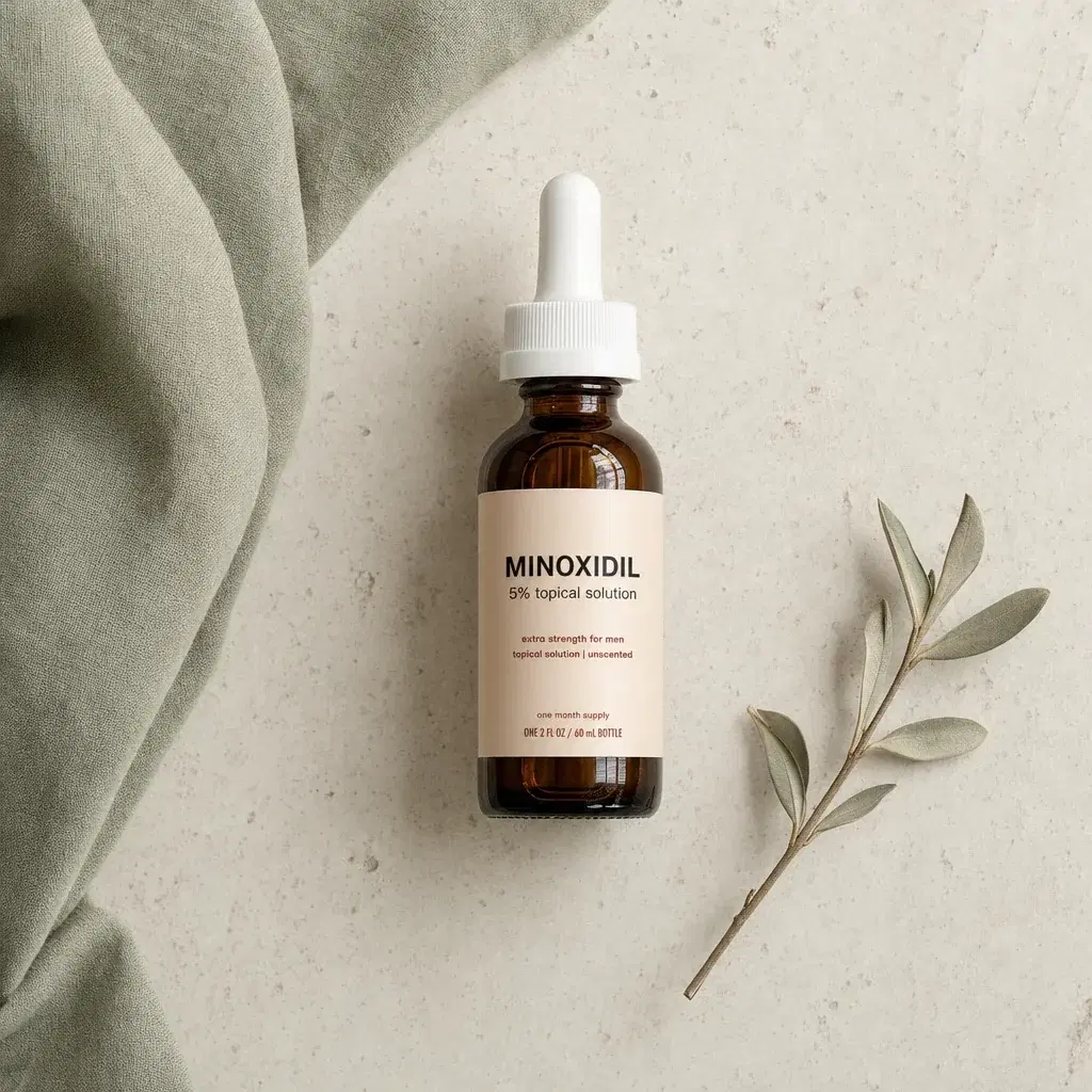 Minoxidil topique — format illustratif