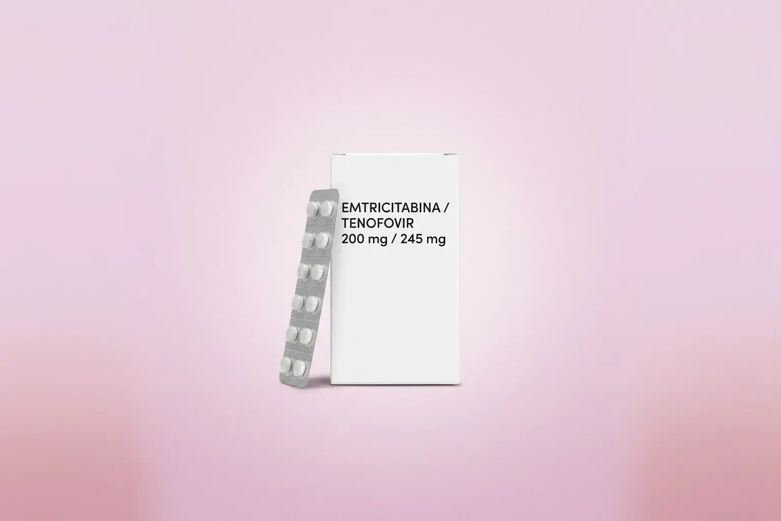 Emtricitabine/tenofovir — illustrative format