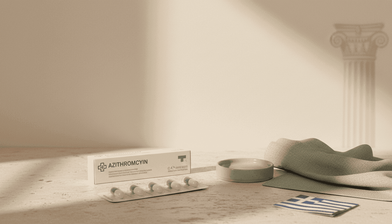 Cómo conseguir Azitromicina online en Patras — imagen de portada del artículo