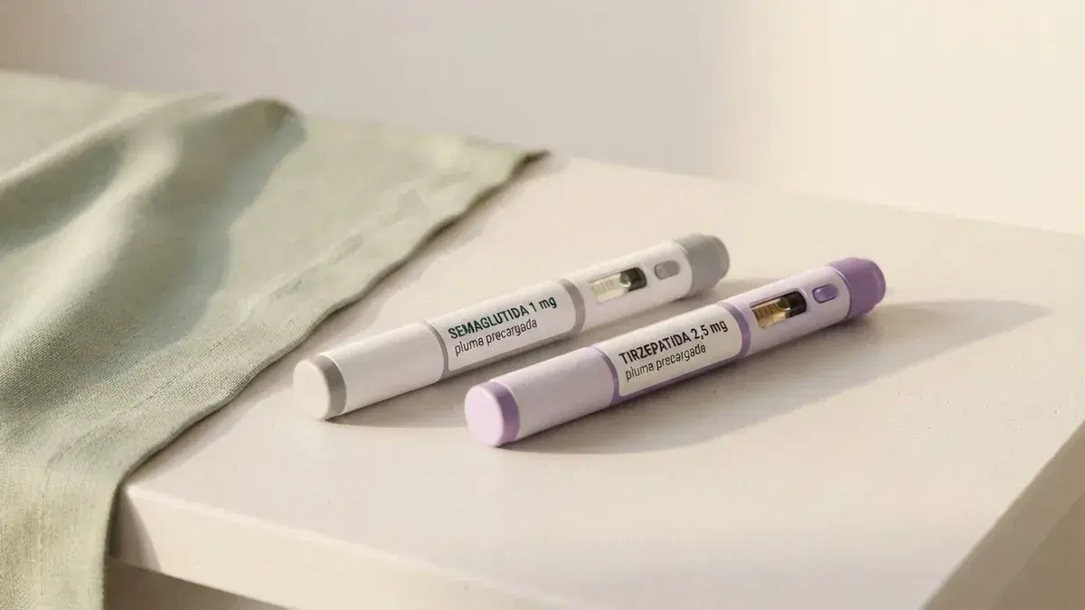 Tirzepatide vs. Semaglutide: Comparing New Weight Loss Drugs — Semaglutida 1 mg pluma precargada and tirzepatida 2,5 mg pluma precargada