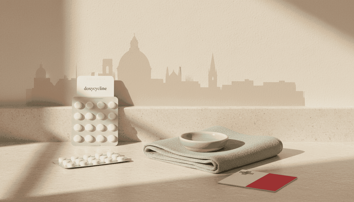 Cómo obtener Doxiciclina en línea en La Valeta — imagen de portada del artículo