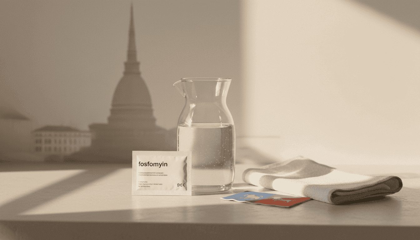 Fosfomycin online in Turin erhalten — Titelbild des Artikels