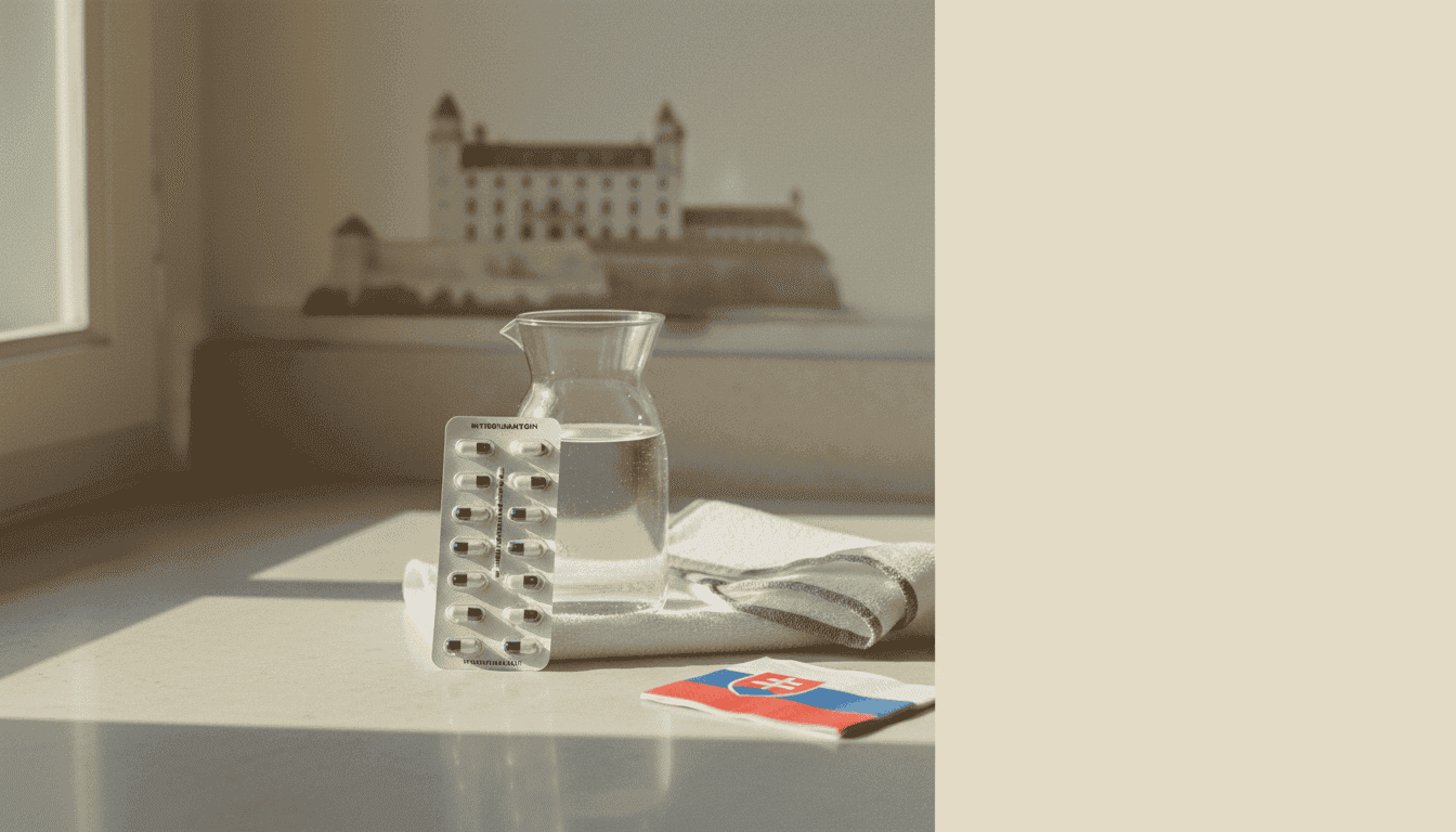 Wie Sie Nitrofurantoin online in Bratislava erhalten — Titelbild des Artikels
