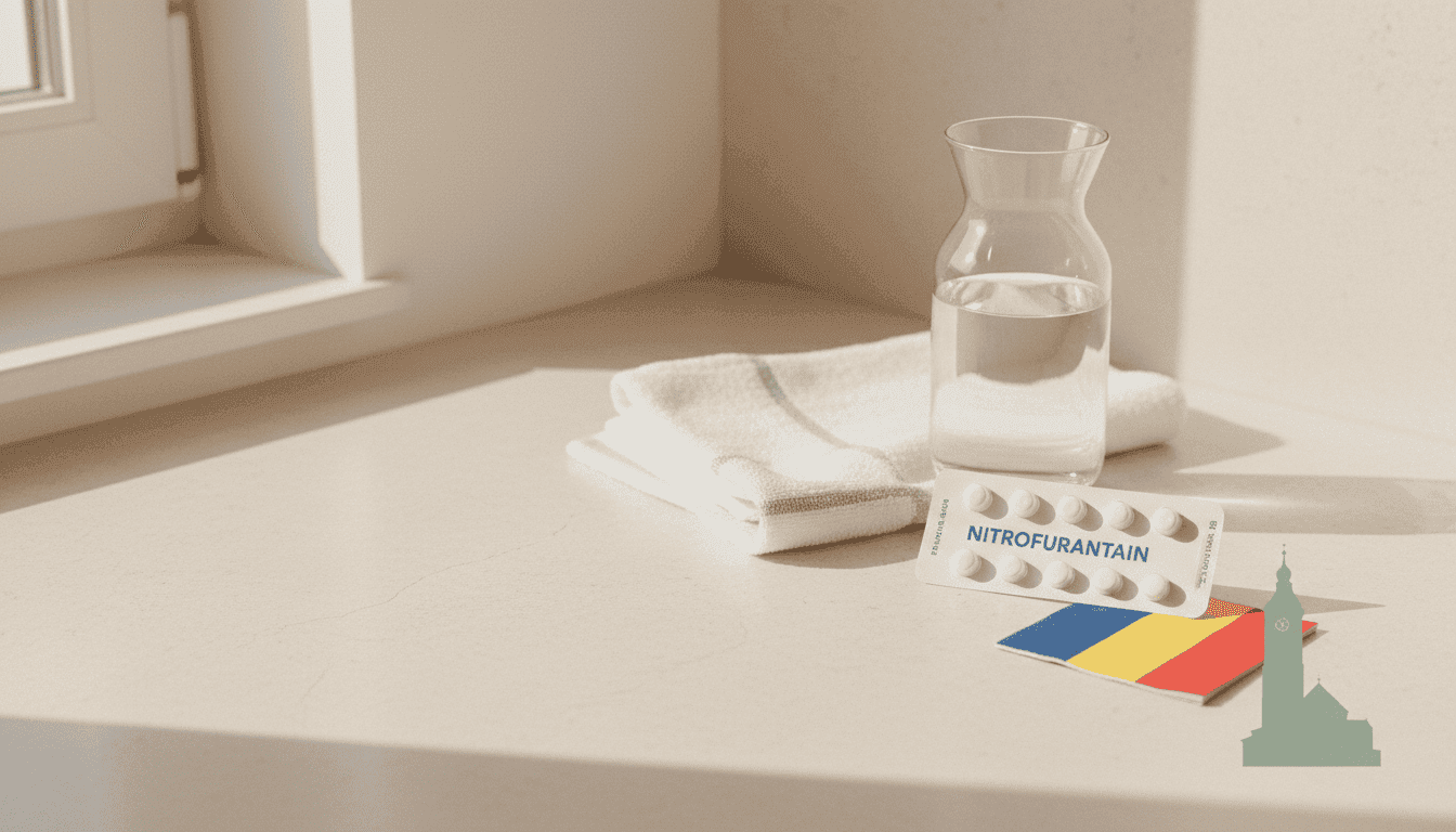 Wie Sie Nitrofurantoin online in Cluj-Napoca erhalten — Titelbild des Artikels