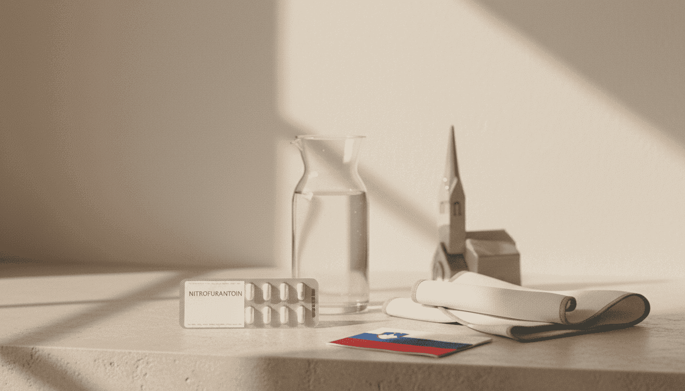 Nitrofurantoin online in Novo Mesto erhalten — Titelbild des Artikels